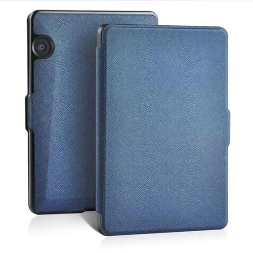 AKLiSa Slimshell Hülle für Kindle Voyage E-Book Cover Intelligente Ultradünne Leichte Schutzhülle (nur für Amazon Kindle Voyage 2014) (Dunkelblau)