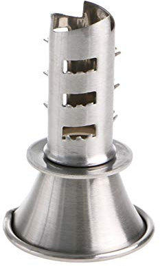 Stainless Steel Citrus Juicer Lemon Lime Fruit Hand Squeezer Kitchen Tool Kitchen Utensils Wooden Holder