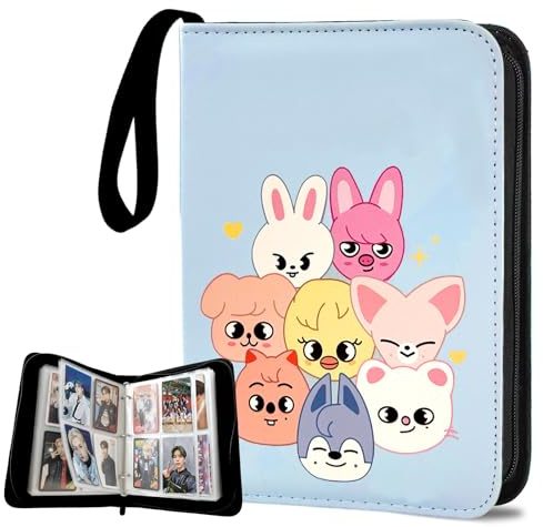 SKids Sammelkarten Album, SKids Photocard Binder für 400 Photocards, Karten Sammelalbum, Kpop Photocard Holder, SKids Merch, Geschenk für Fans