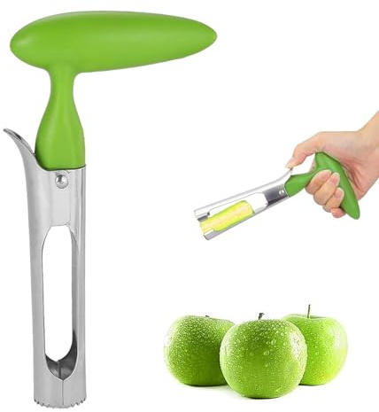 Apfelkernausstecher,Apfelentkerner Edelstahl,Apfelentkerner Apfelausstecher,Apfelstecher,Apfel Ausstechen,Entkerner Apfel,Premium Apfelentkerne,Apfelkernentferner,Aushöhler Tool,Fruchtentkerner