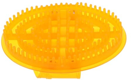 SOPOTUTU Meridian Massagebürste PVC Körpermassagebürste Handlich für Ganzkörperentspannung Akupressurpunktmassage für Beine Salon Zuhause Orange