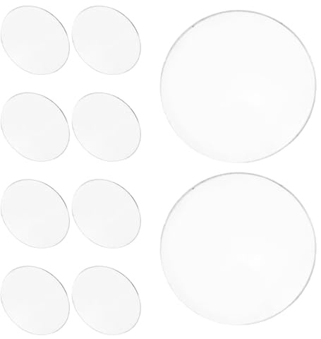 EPIGEIST 20 Stück Ersatzglas für Einbaustrahler Mr16 Glasschirm mit Transparenter Lichtlinse für Dekorative Außen und Innenbeleuchtung Einfache Installation und Gleichmäßige