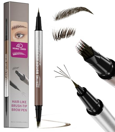 Crayon à sourcils liquide à séchage rapide, stylo de maquillage pour sourcils, anti-taches, étanche pour débutants et maquillage rapide, crayon à sourcils étanche
