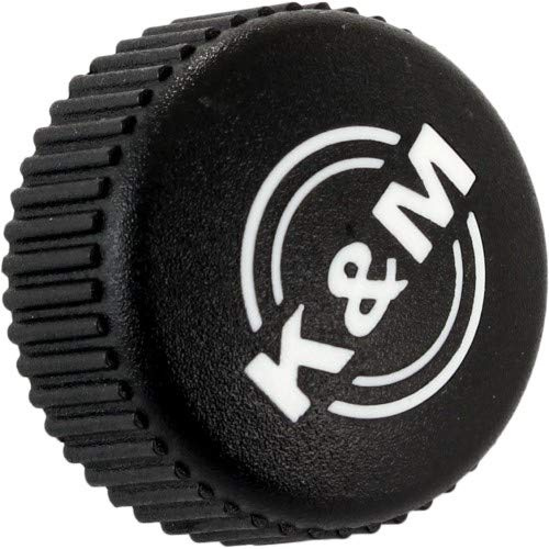 K&M Rändelschraube M6x12 schwarz m. Logo