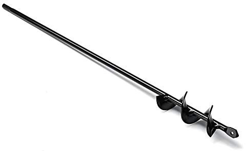 4x75cm Earth Drill Bit Irrigating Planting Auger Drill Bit Digs Hole For Bulb Plant