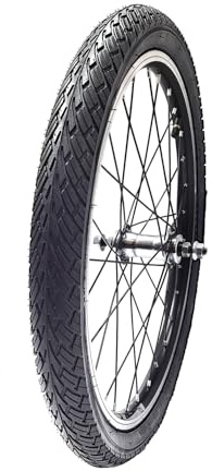 Resul 20 Zoll Laufrad, mit Reifen und Schlauch, 20x1.75 Zoll, f. Kinderrad/Anhänger, Alu Hohlkammerfelge