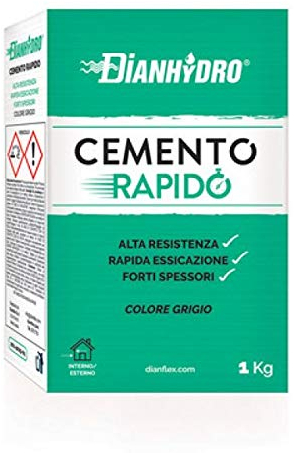 Cemento rápido, 5 kg.