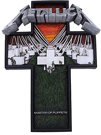 Nemesis Now Offiziell lizenziertes Metallica Master of Puppets Wandschild, mehrfarbig, 31,5 cm
