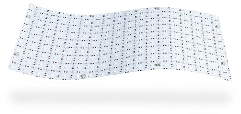 Minxue 4PCS Soft LED Backlight Sheet 12W 6000k White Color Panel Backlit Flexible cuttable 19X9.5 inch for Translucent countertop.