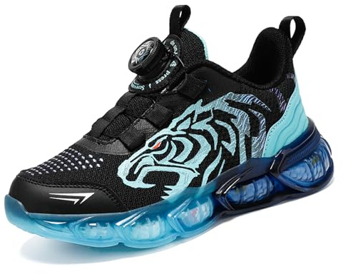 Enfants Baskets Chaussures de Course Garçons Filles Léger Mode Respire Chaussures Décontractées de Confortable Sneakers Antidérapantes EU 31-40