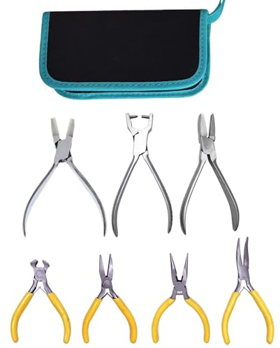 TUOREN 7 Stück Holzblasinstrumente Reparatur Feder Nadel Entfernen Zange Kit für Flöte Klarinette Saxophon