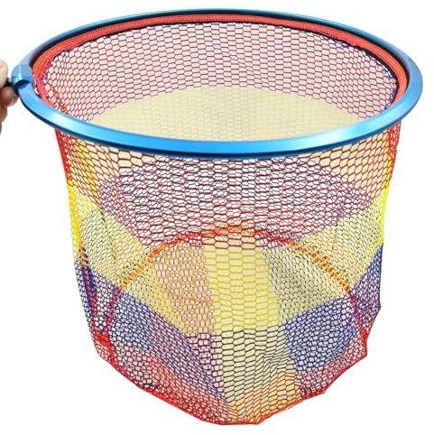 Red de Pesca telescópica ZONADAH, Plegable, de Repuesto, con Cabezal de 35 cm de diámetro y 32 cm de Profundidad, Desmontable, de aleación de Aluminio, para Pesca en Roca al Aire Libre.