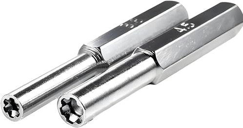 JacobsParts Jeu d'embouts de tournevis 3,8 mm + 4,5 mm pour cartouches et systèmes NES, SNES, N64, GameBoy, Gamecube