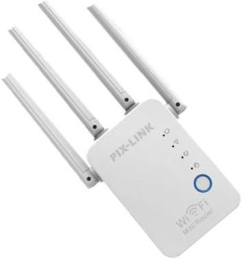 OSALADI Répéteur WiFi avec Amplificateur De Signal Extenseur De Réseau Compatible avec Toutes Les Box Blanc