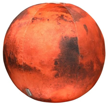 champracer Coussin en peluche soleil, lune, Mars et Terre, coussin en peluche, planète, coussin étoilé, soleil, lune, Mars et Terre, décoration de chambre, cadeau d'anniversaire, pour garçon (17 cm,