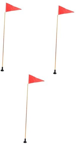 Milisten 3 Ensembles Drapeau Trousse Ancre De Kayak Bateaux Porte-kayak Chariot Pôle Sécurité Approvisionnement En Bateau Accessoire De Bateau Pavillon De Bateau Professionnel Plastique