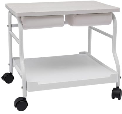 LKHDONG Carrito para pies de spa y pedicura, carrito de manicura con 4 ruedas universales, carrito de pies portátil, soporte de reposapiés para salón de belleza, baño