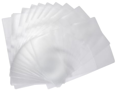 LIFKOME 12 Stück-Pack Transparente Passhüllen aus PVC Passinhaber Organizer für Reise Ausweis und Kreditkartenhalter Kompakt und Langlebig