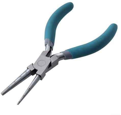 Professional Grade Wire Winding Pliers with Scale, for Crafting Bracelets and Necklaces in Various DIY Projects (Round Mouth)