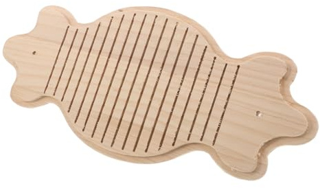 MOTHNUR Wooden Bunny Nail Scratch Board for Hamster and Squirrel Small Animal Toys with Natural Chewing Experience and Silent Playtime Suitable for Bunny Cage Accessories