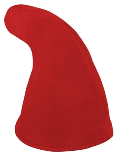TrendandStylez Zwergenmütze Rot, Einheitsgröße, Kopfbedeckung für Karneval, Fasching, Halloween, Kostüm