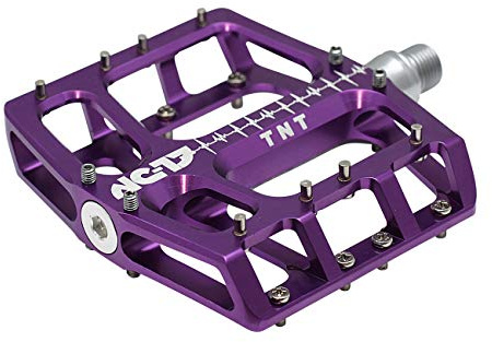 NC-17 Sudpin IV XL TNT Aluminium Plattform Pedale | Mountainbike Pedal | BMX Pedal | Flache Bauhöhe 18 mm | FAILSAFE System | Präzisionslager + Cr-Mo Achse | inkl. Ersatzpins