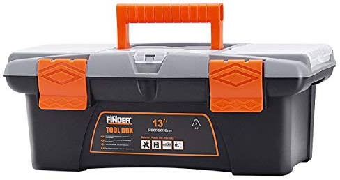 FINDER QX194123 Cassetta Porta Utensili 13-Inch Scatola degli strumenti per l'archiviazione dei consumatori