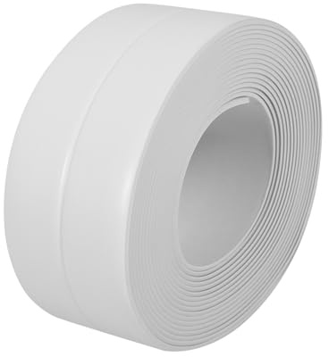 Wasserdichtes Eckband für Küche, wasserdicht und schimmelresistent (weiß, 38 mm x 3, 2 m)