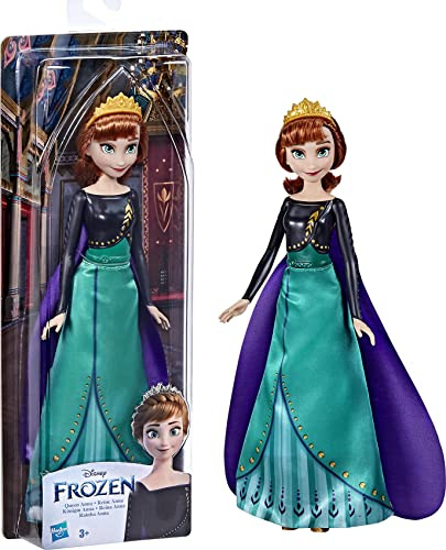Hasbro Disney Prinzessinnen Die Eiskönigin 2 Schimmerglanz Königin Anna Modepuppe, Spielzeug für Kinder ab 3 Jahren, Multi, F3524