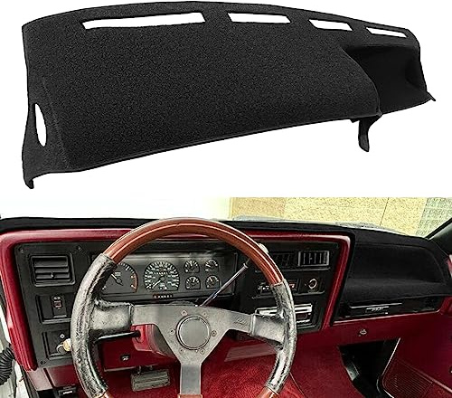 Dash Cover Mat Custom Fit for Dodge Dakota, Dashboard Cover Pad Carpet Protector F135 (Black)