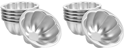 UPKOCH 12piezas Moldes De Pudding De Reutilizables Antiadherentes y Lavables Utensilios Para Hornear Tartas y Muffins Para Postres y Gelatinas