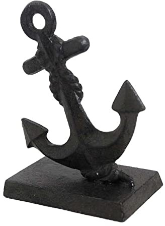 ARTSIM Skulpturen Statuen Ornament Dekorationen Skulptur Figuren Gusseisen Anker Ornament Ornament Home Wohnzimmer Desktop Dekoration Handwerk