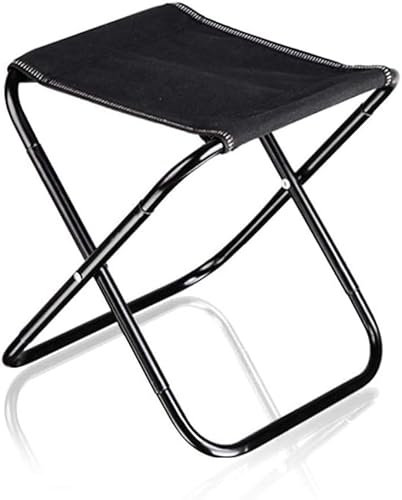 MaikOn Faltbank, tragbare Faltstühle, Kleiner Faltbarer Outdoor-Hocker, Angelhocker, Grillhocker, Outdoor-Hocker, Hocker for Erwachsene, Größe: 23,5 x 25 x 28,5 cm (Farbe: E) (Color : D)