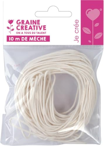 Graine créative Mèche à Bougie sans Paraffine Bobine de 10m