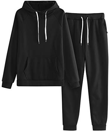 Frauen Sport Farbe Hosen solide Kapuzen-Sweatshirts Frauen Anzüge & Sets Overall Damen Elegant Hochzeit Elegante Set Damen
