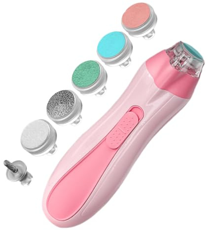 Ruwshuuk Lime à ongles électrique pour bébé, coupe-ongles électrique, kit de polissage avec lumière LED anti-pincement, alimentation par piles, pour garçons, filles, bébés, usage quotidien