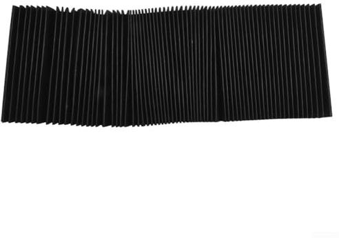 Soufflet de protection plat en accordéon pour machine CNC - Protection anti-poussière et étanche pour équipement de travail des métaux - 180 mm