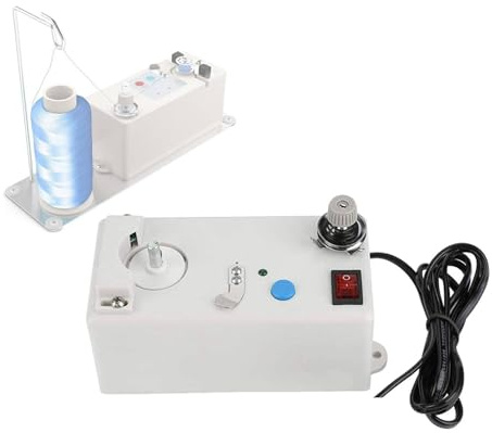 JHXHFJXZ Enrouleur de Bobine Automatique Portable, Enrouleur de Fil électrique for Broderie, Couture Domestique et Industrielle Large Gamme d'applications