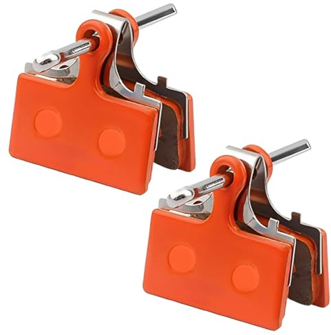KIRZAX 2 Paires Plaquettes de Frein Vélo Résine, pour VTT – compatible avec Shimano XT M615/M666/M675/M785/M960/M985/M988 & autres modèles adaptés
