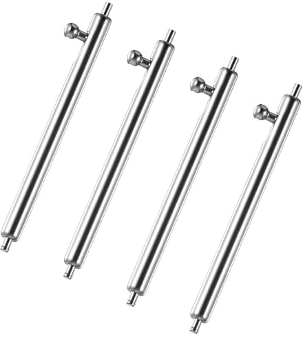 Tweruna 4 barre a molla a sgancio rapido, perni in acciaio inox per cinturino da 22 mm, kit di ricambio per riparazione cinturini di orologi