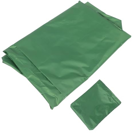 Toyvian Cubierta para Tractor Cortacésped y Resistente al Sol Protector Todoterreno para Maquinaria Exterior con Bolsa de Almacenamiento Color Verde