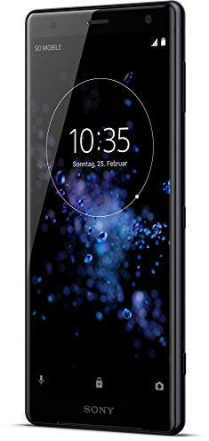 Sony Xperia XZ2 Smartphone (14,5 cm (5,7 Zoll) IPS Full HD+ Display, 64 GB interner Speicher und 4 GB RAM, Dual-SIM, IP68, Android 8.0) Liquid Black - Deutsche Version