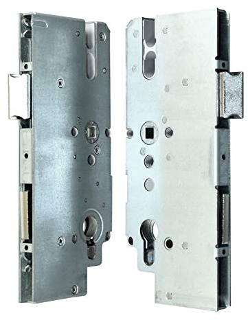 KFV Reparatur Schlosskasten Hauptschloss AS 8772 Dornmaß: 55mm (52mm) / Entfernung: 72mm, incl. SN-TEC® Montagematerial zum Schrauben und Nieten & SN-TEC® Montageanleitung