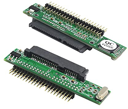 GODSHARK - Adaptador SATA a IDE para ordenador portátil, convierte discos duros SATA de 2,5 pulgadas o SSD a puerto PATA macho de 44 pines (tipo paralelo)