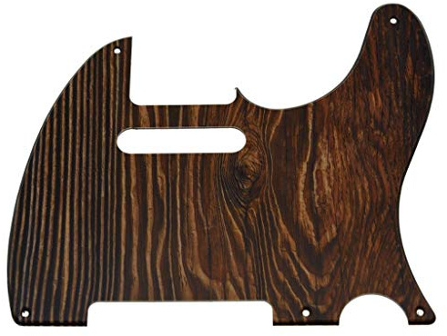 Dopro Schlagbrett mit 5 Löchern, Vintage-Telee-Gitarre, 3D-Druck, Kunststoff, für USA/Mexikanische Fender Telecaster Holzmuster