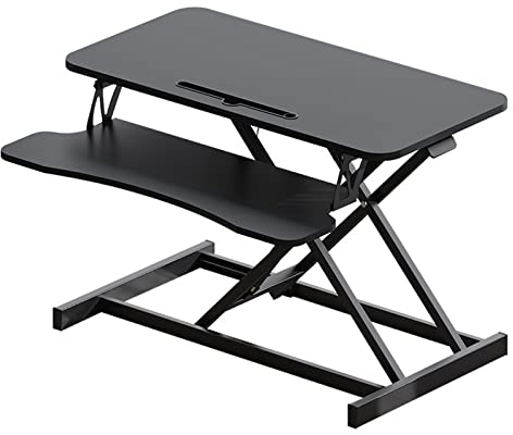 Stehpult Höhenverstellbarer Schreibtisch Mit Tastaturablage 31.4 X 15.7IN, Ergonomischer Höhenverstellbarer Sitz-Steh-Arbeitsplatz Schreibtisch Computer Riser Workstation