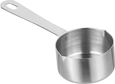 COLLBATH Edelstahl Soßenlöffel Küchenmesslöffel Kochwerkzeug Minilöffel Für Milch Nudeln Suppe Soße Teekochen Schöpfen Abmessen Aufhängeöse Befestigen