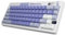 RK ROYAL KLUDGE M65 Wireless Mechanical Keyboard, 60% Compact Gaming Keyboard, 2.4G/Bluetooth/Wired, 6000mAh Gasket Mount Design, RGB Backlit with Knob & PBT Keycaps, Hot-Swap Beige Switch US Layout