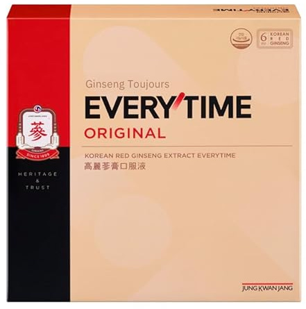 Jung Kwan Jang 100% coreana estratto di ginseng rosso 30 bastoni pratico booster energetico naturale, sistema immunitario rafforzato, allevia lo stress
