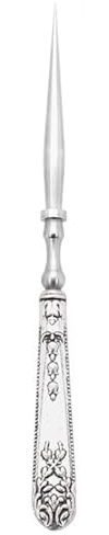 Kalttoy Sewing Awl Ergonomic Grip Metal Sewing Awl Tool European Styles Embroidery Awl For Leather Work Embroidery Stitching